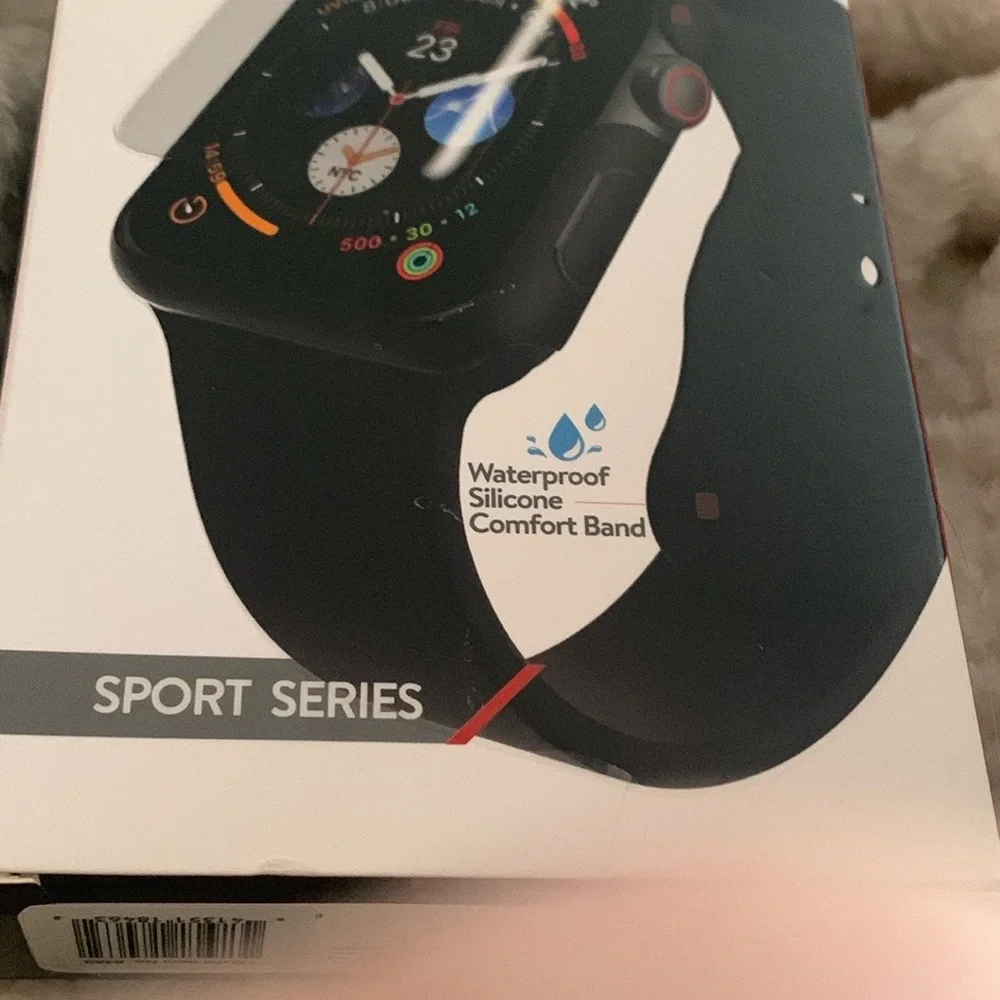 Apple 38mm Matte Black Smartwatch Case protection watch band. New never opened